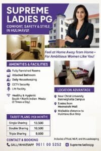 📍 Affordable • Safe • Fully-Managed PG for Women near Bannerghatta Road